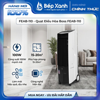 TẶNG BÌNH ĐUN 400.000Đ | FEAB-110 - Quạt Điều Hòa Boss FEAB-110 - Công suất 100W - Phòng 15-20m²