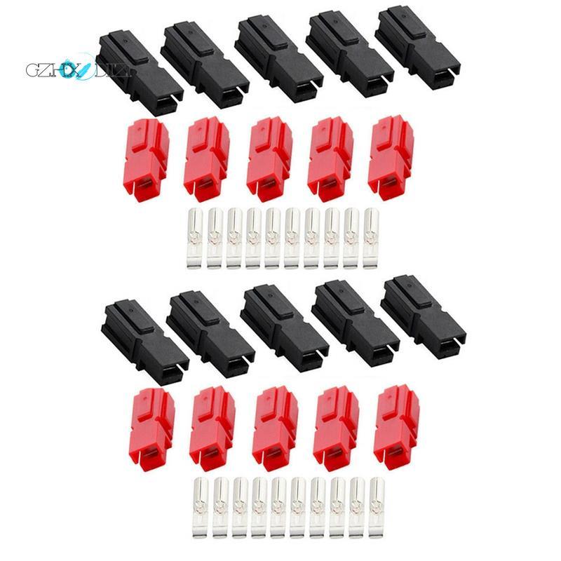 10 Cặp 30A Amp 600V Power Marine Connector Cực Đỏ Đen Cho