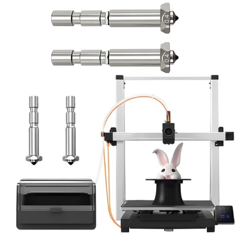 Kiss 2 Vòi phun máy in 3D bằng thép cứng cho vòi phun máy in thiết kế chịu nhiệt 3Max