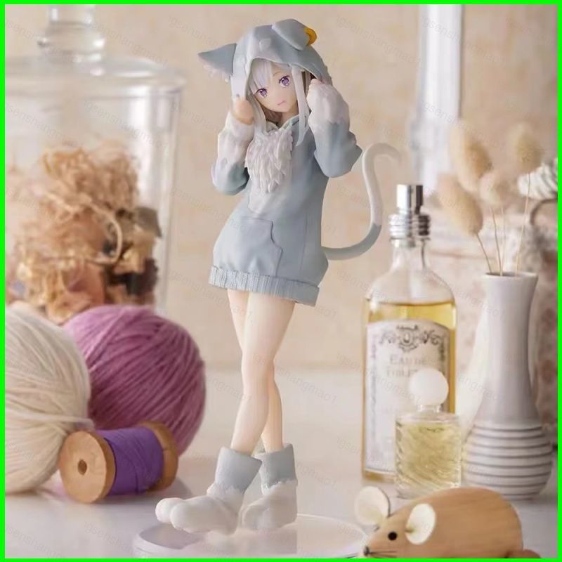 PS1 Re Zero Bắt Đầu Cuộc Sống Ở Thế Giới Khác Hình Bộ Đồ Ngủ Rem Emilia Pack Anime Mô Hình Trang Trí