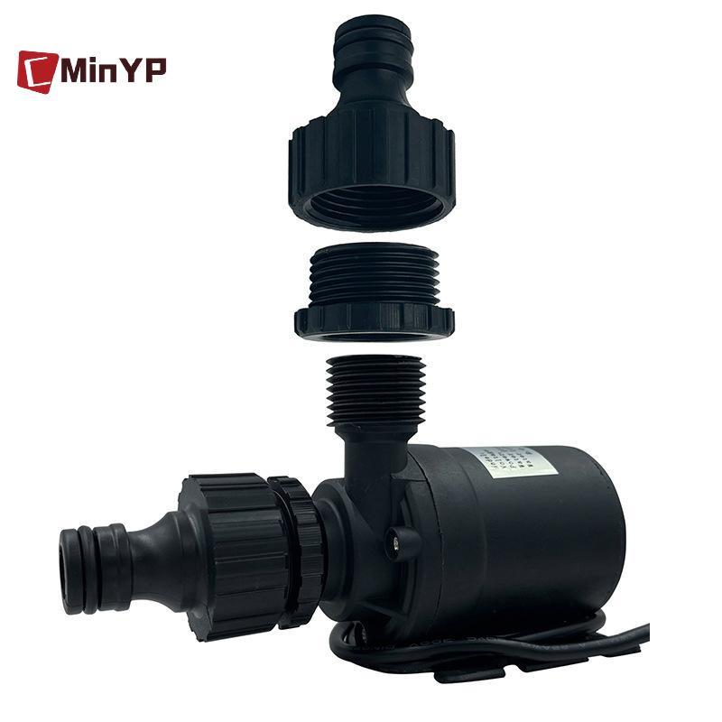Máy bơm nước CMinYP Năng lượng mặt trời áp suất cao DC12V / 24V Nâng 5M 800L / H Động cơ không chổi 