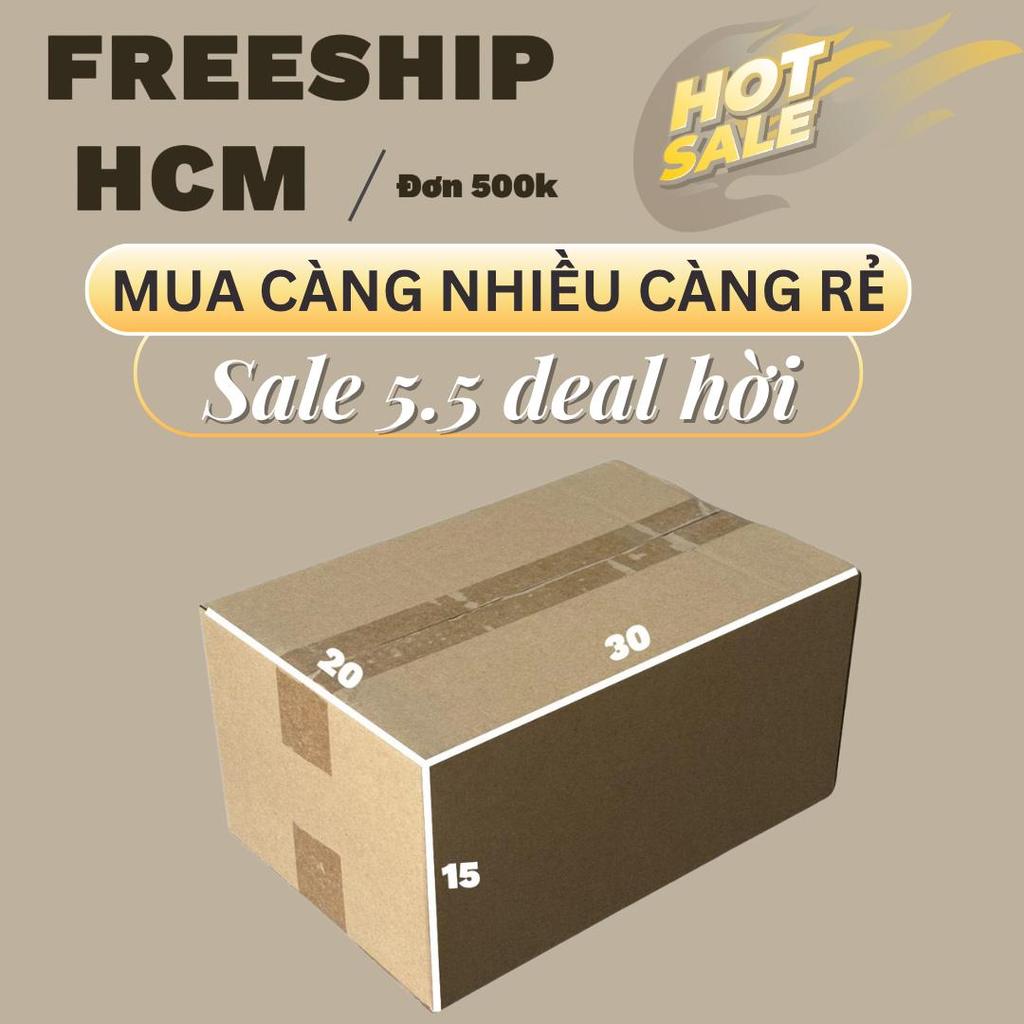 Hộp Carton Thường 30x20x15 Combo 200 Cái