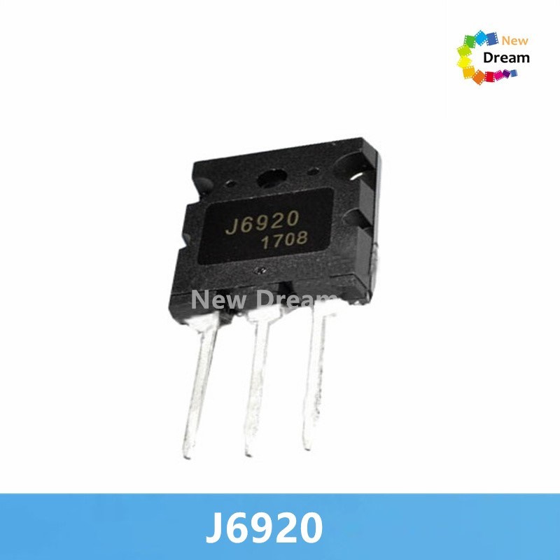 2 chiếc J6920 HD TV dòng ống bóng bán dẫn chip IC 20A / 1700V TO-3P hàn bóng bán dẫn