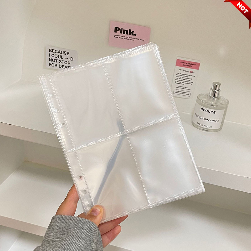 [lalang.]A5 Double Button Bound Bound Loose Leaf Notebook, Loose Leaf Fan Album, Loose Leaf Leaf, Lo