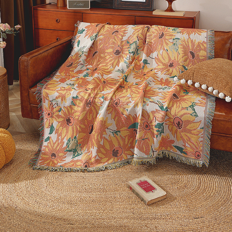 Cắm Trại Chăn Ngoài Trời Chăn Sofa Bohemian B & B Sofa Chăn Trang Trí Chăn Dã Ngoại Vải POLAX