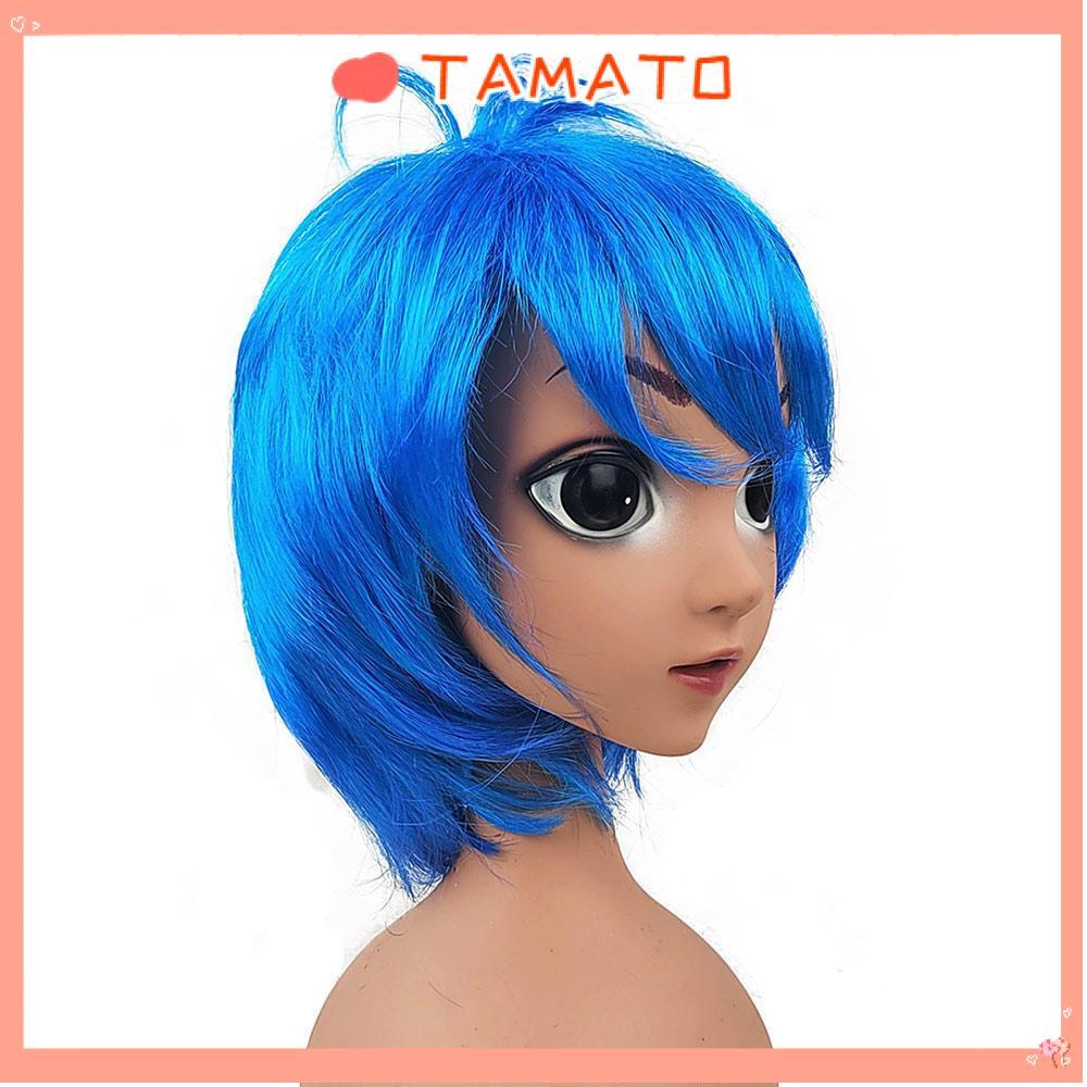 Tamato Tóc Giả Ngắn Xoăn Phong Cách Tiểu Thuyết Inside Out, Dành cho Cosplay và Halloween