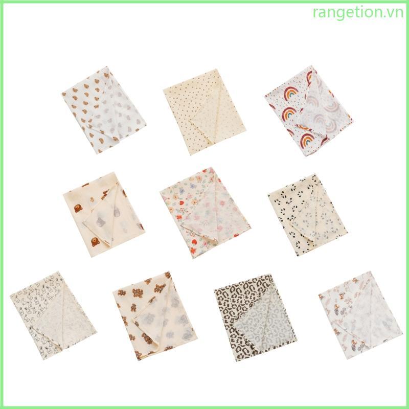 RAN Baby Muslin Swaddle Chăn Cho Bé Trai Bé Gái Thoáng Khí Thân Thiện Với Da Bọc Mềm Cotton- Muslin 