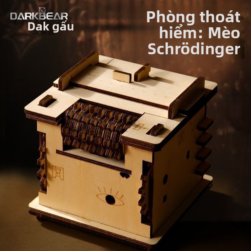 [Xếp hình Tư duy logic] Dak Bear Secret Room Escape Hell Puzzle Giải mã Hộp Organ Puzzle Gao Zhi