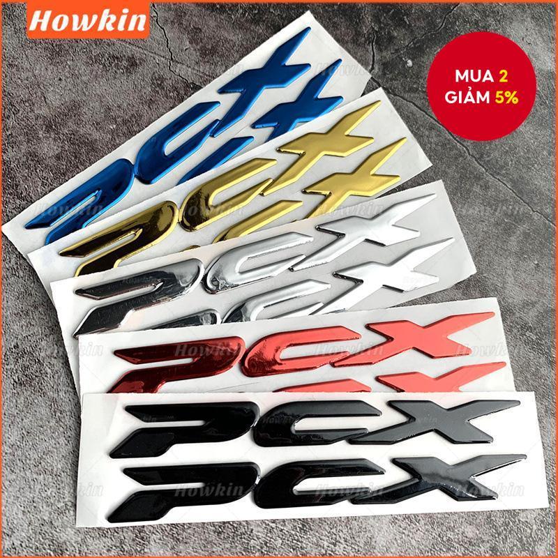 Thời trang 1/2 chiếc tem mềm biểu tượng 3D cho xe máy Honda Pcx PCX150 125 PCX125