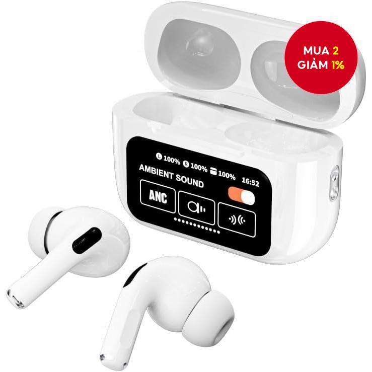 Tai nghe nhét tai A9 PRO Bluetooth không dây Tai nghe nhét tai ANC / ENC Tai nghe khử tiếng ồn Tai n