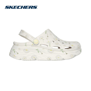  Giày Thể Thao Nữ Skechers Max Cushioning Foamies Daisies - 111271-WHT 
