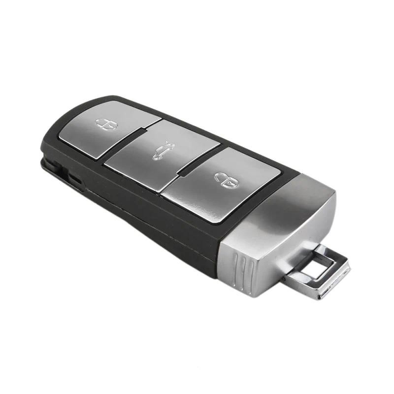 Hindley Shell Smart Remote Key Case Fob cho VW Volkswagen B6 B7 B7L CC R36 Maogotan B5 Passat 3C 3 N