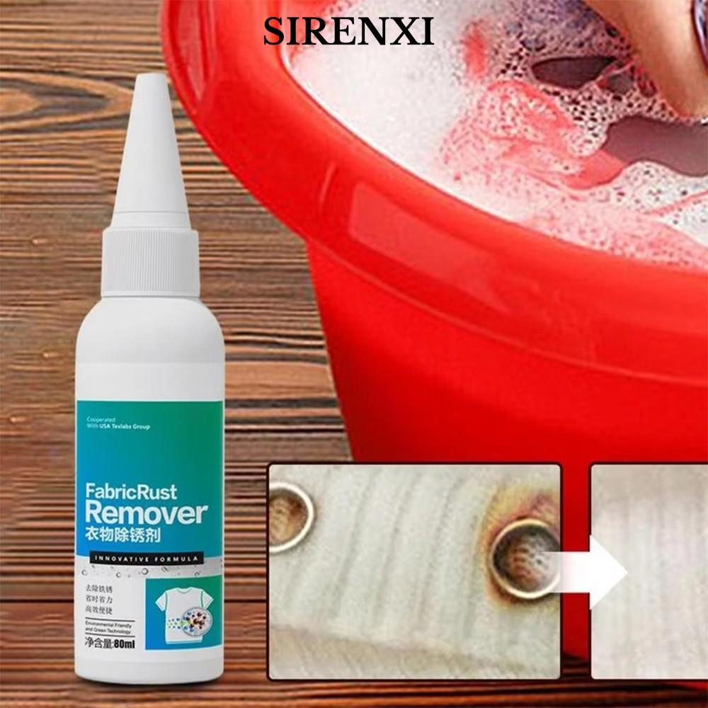 SIRENXI Quần Áo Rỉ Sét, 80ml Tẩy Bụi Bẩn Vải Tẩy Rỉ Sét, Cho Đồng Rỉ Trà Rỉ Nước Tẩy Rỉ Sét