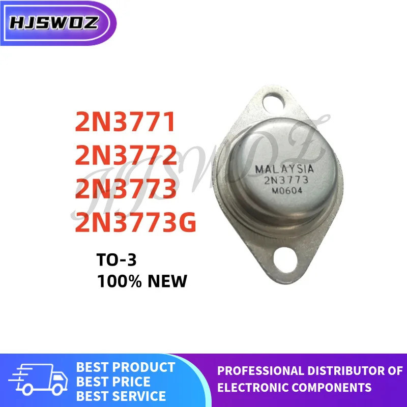 5 Cái / lốc 100% MỚI 2N3771 2N3772 2N3773 2N3773G TO-3 Bóng bán dẫn công suất cao Còn hàng chip ic m