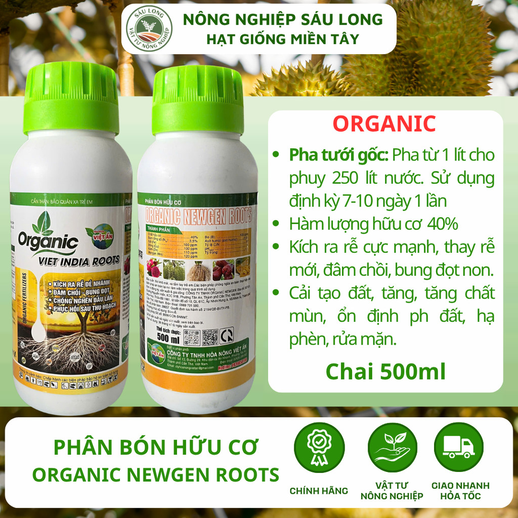 CHỐNG NGHẼN ĐẦU LÂN BUNG ĐỌT KÍCH RỄ ORGANIC - VIET INDIA ROOTS-  PHÁT TRIỂN TOÀN DIỆN