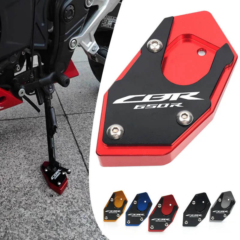Xe Máy CNC Chân Đế Chân Bên Đứng Mở Rộng Tấm Hỗ Trợ Phóng To Đứng Phù Hợp Với CBR650R CB650R CBR650F