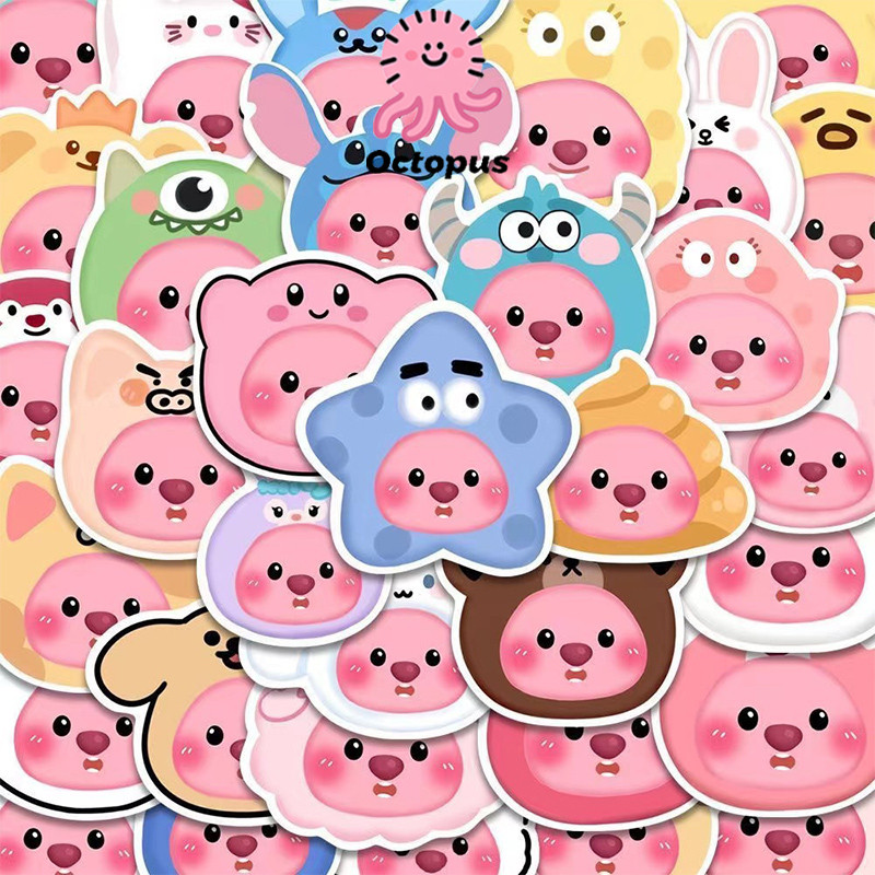 🍄hình dán trang trí tự làm cho sổ tay. hình dán sổ lưu niệm Hình dán hoạt hình dễ thương