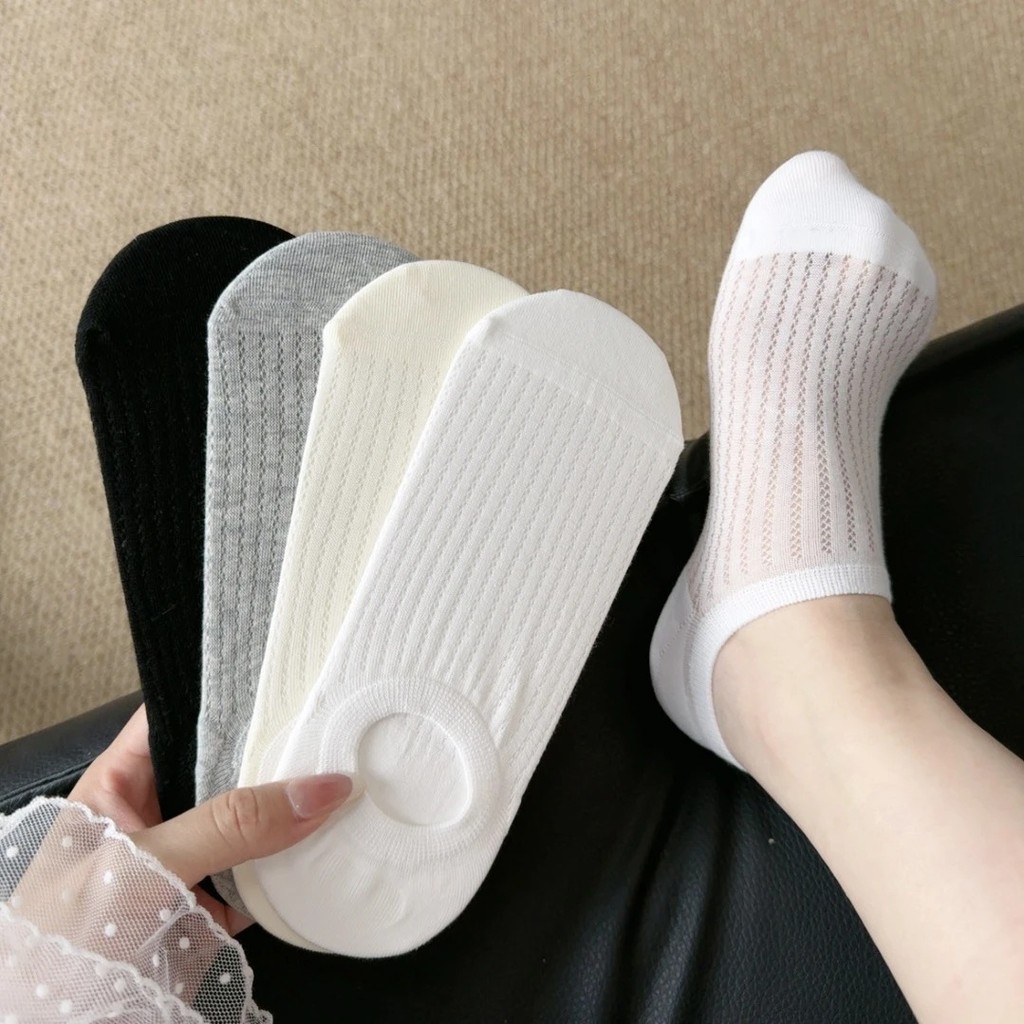 Tất mỏng vô hình nữ xuân hè màu trơn, thoáng khí #NX025