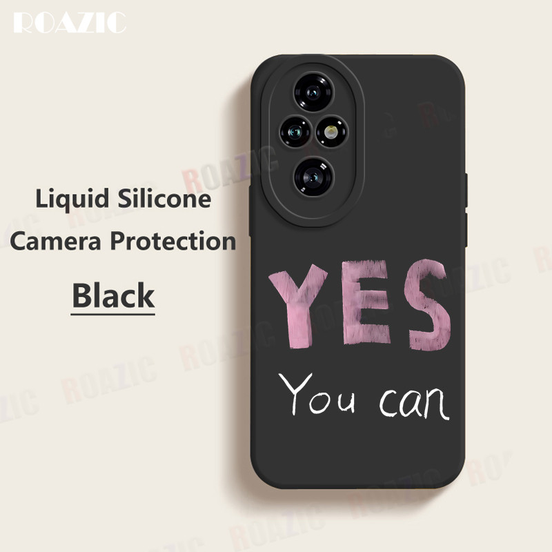 Ốp điện thoại bảo vệ ống kính mềm Thích hợp cho Honor 200 Pro 5G 200 5G Thiết kế thẩm mỹ sáng tạo Vỏ