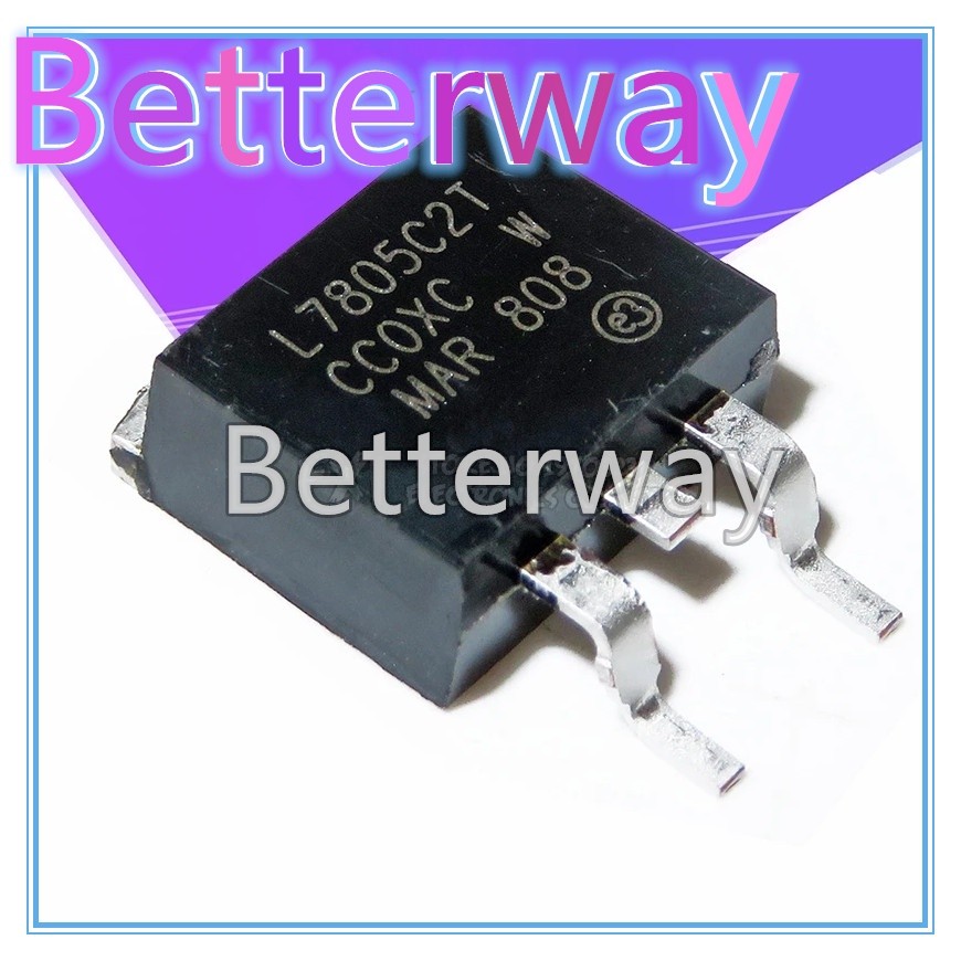 10 CÁI 7805 Bộ điều chỉnh ba đầu SMD L7805 TO-263 (D2PAK) chính hãng L7812CD2T L7812 L7805CD2T Bette