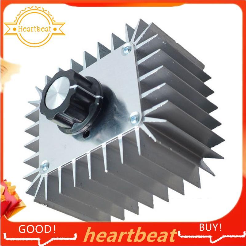 AC 220V 5000W SCR Bộ điều chỉnh điện áp Bộ điều khiển tốc độ động cơ Đèn làm mờ mờ Bộ điều chỉnh tốc
