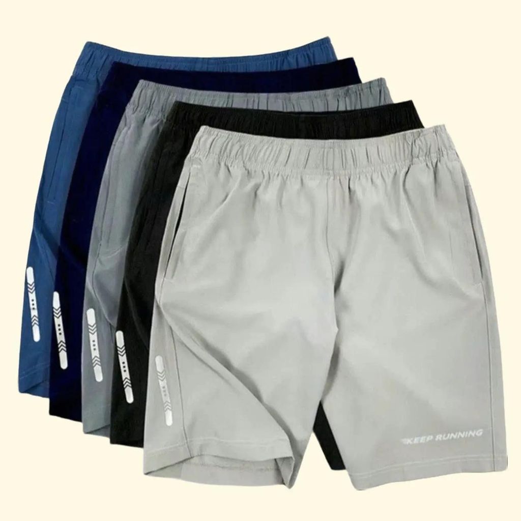 combo 3 quần  KEEP RUNNING thể thao thoáng mát. chất vải gió lụa cao cấp