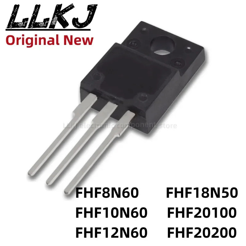 5 chiếc FHF8N60 FHF18N50 FHF10N60 FHF20100 FHF12N60 FHF20200 TO-220F Hiệu Ứng Trường Transistor