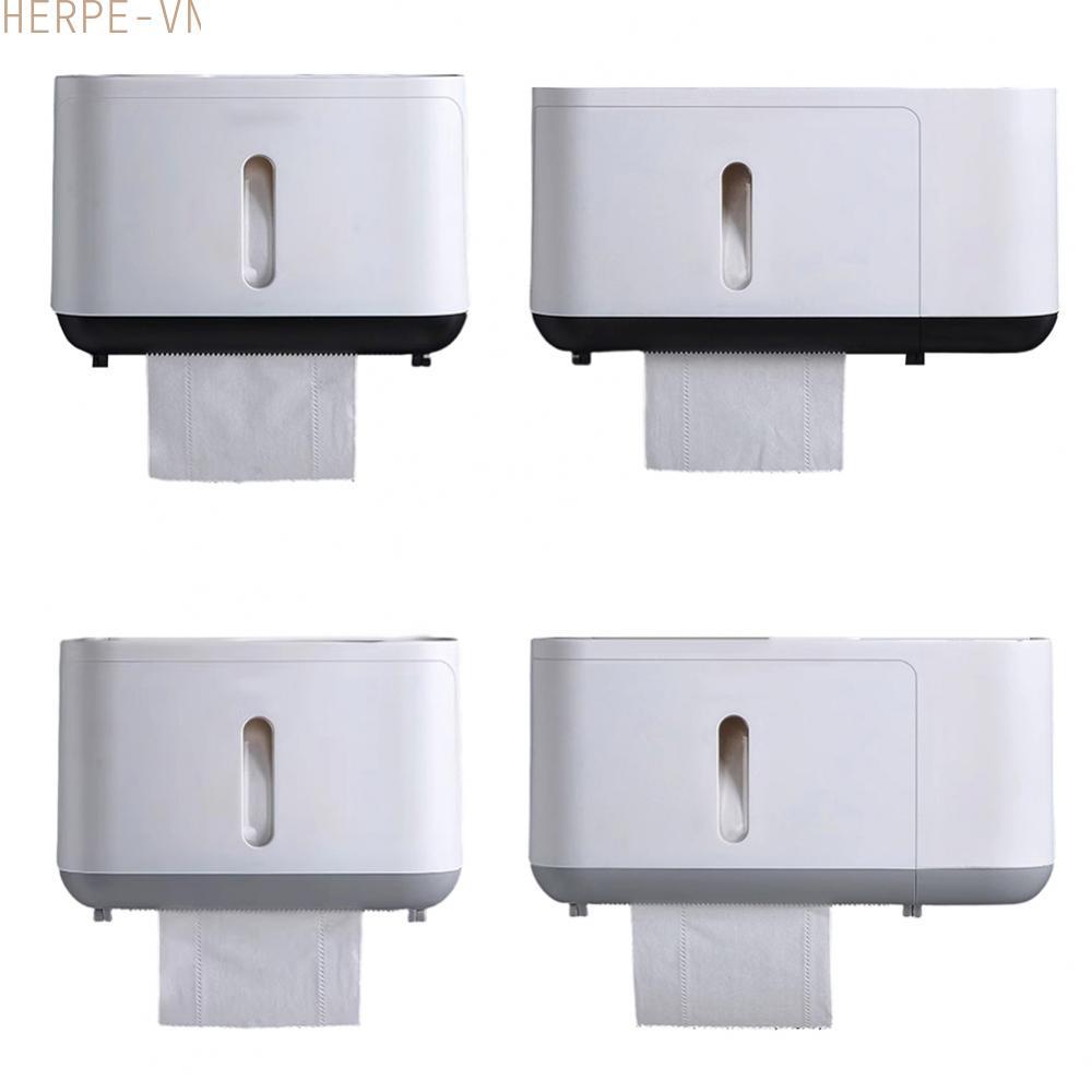 [HERPEVN]For Waterproof Paper Towel Holder with Easy Installation for Home or Office[Ready stock]