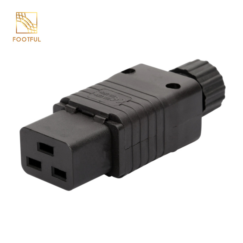 IEC 320 C19 Cắm IEC C19 Cắm C19 Đầu Nối Cáp Nguồn 16A 250V