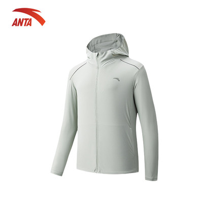 [UPF50+] ANTA Áo khoác gió thể thao nam A-UV PROTECT Áo khoác chống nắng thể thao nam 1526B7703