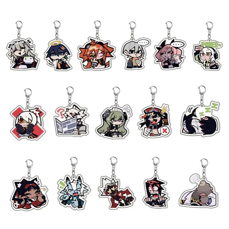 Móc khóa Zenless Zone Zero ZZZ mica acrylic Nicole Demara Von Lycaon Belle Ellen Joe quà tặng phụ ki