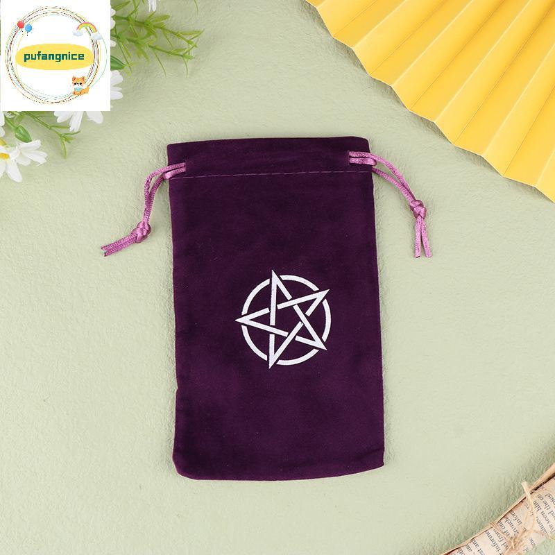 Pufangnice 1 Nhung s Oracle Cards Túi Bảo Quản Runes Chòm Sao Phù Thủy Bói Toán Phụ Kiện Trang Sức X