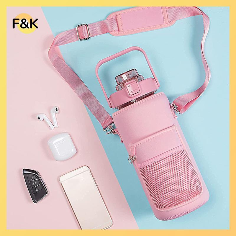 Túi đựng bình nước di động F & K có máy vẽ điện thoại cho cốc Stanley 64oz có tay cầm Túi đựng chai 