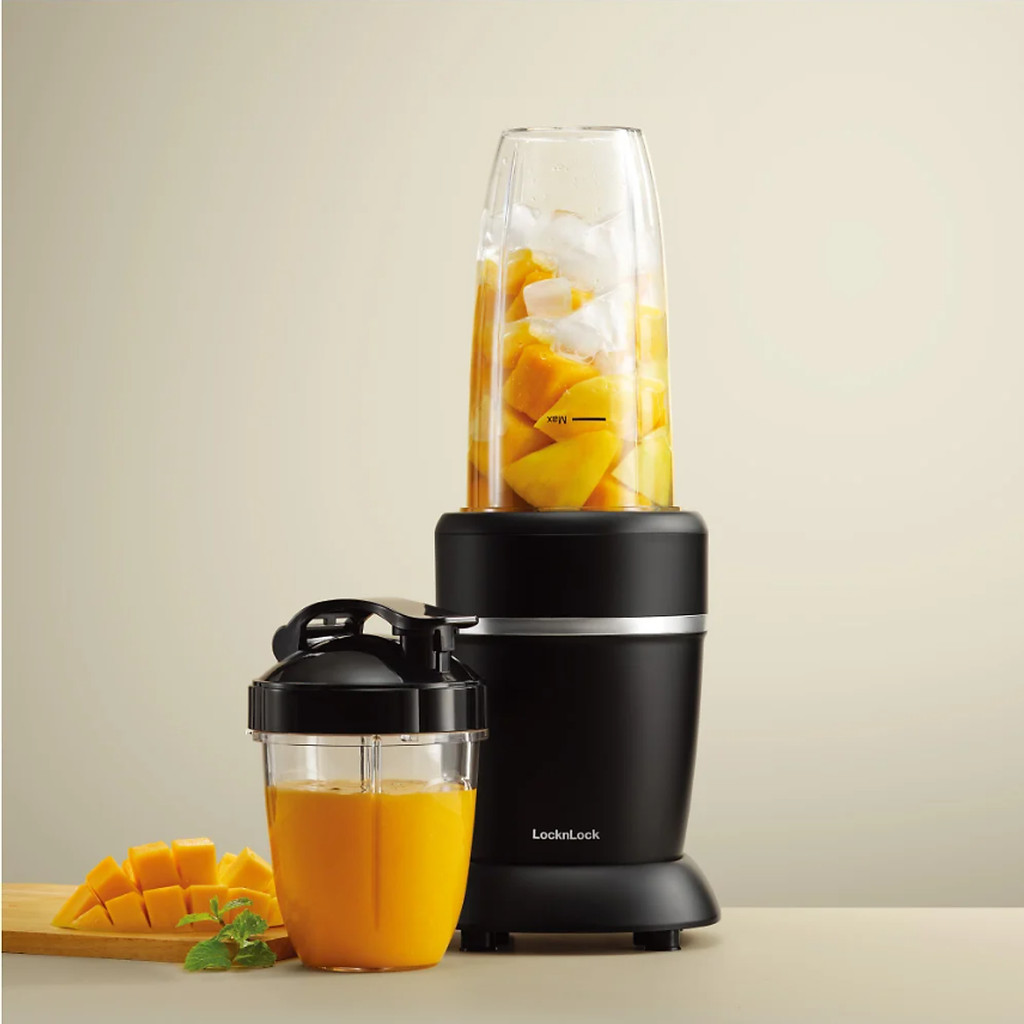 Máy xay sinh tố Locknlock 950ml Duo Turbo Blender- Màu đen - EJM452BLK