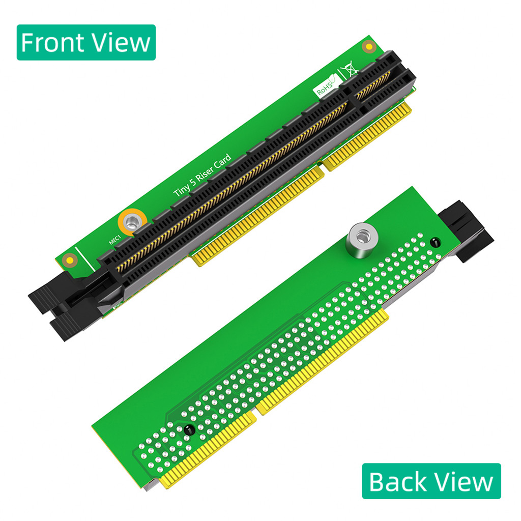 Thẻ nâng PCI E 16X, Bộ chuyển đổi nhỏ 5 PCIE 16X Riser cho ThinkCentre M920q M920x M910x M720q P330