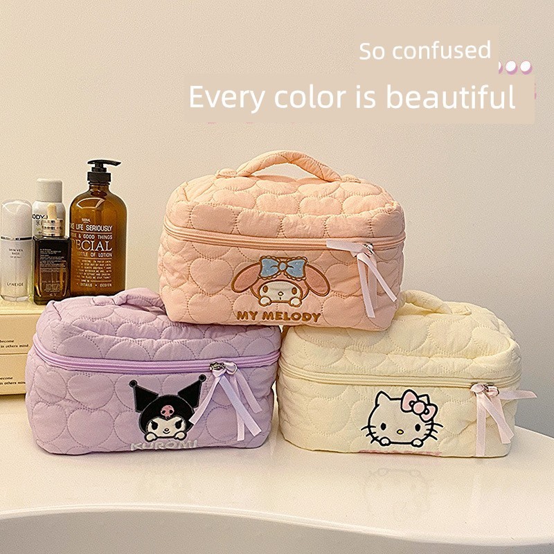 túi đựng đồ makeup cute túi đựng đồ makeup Hoạt Hình Dễ Thương Kuromi Melody Túi Đựng Mỹ Phẩm Cô Gái