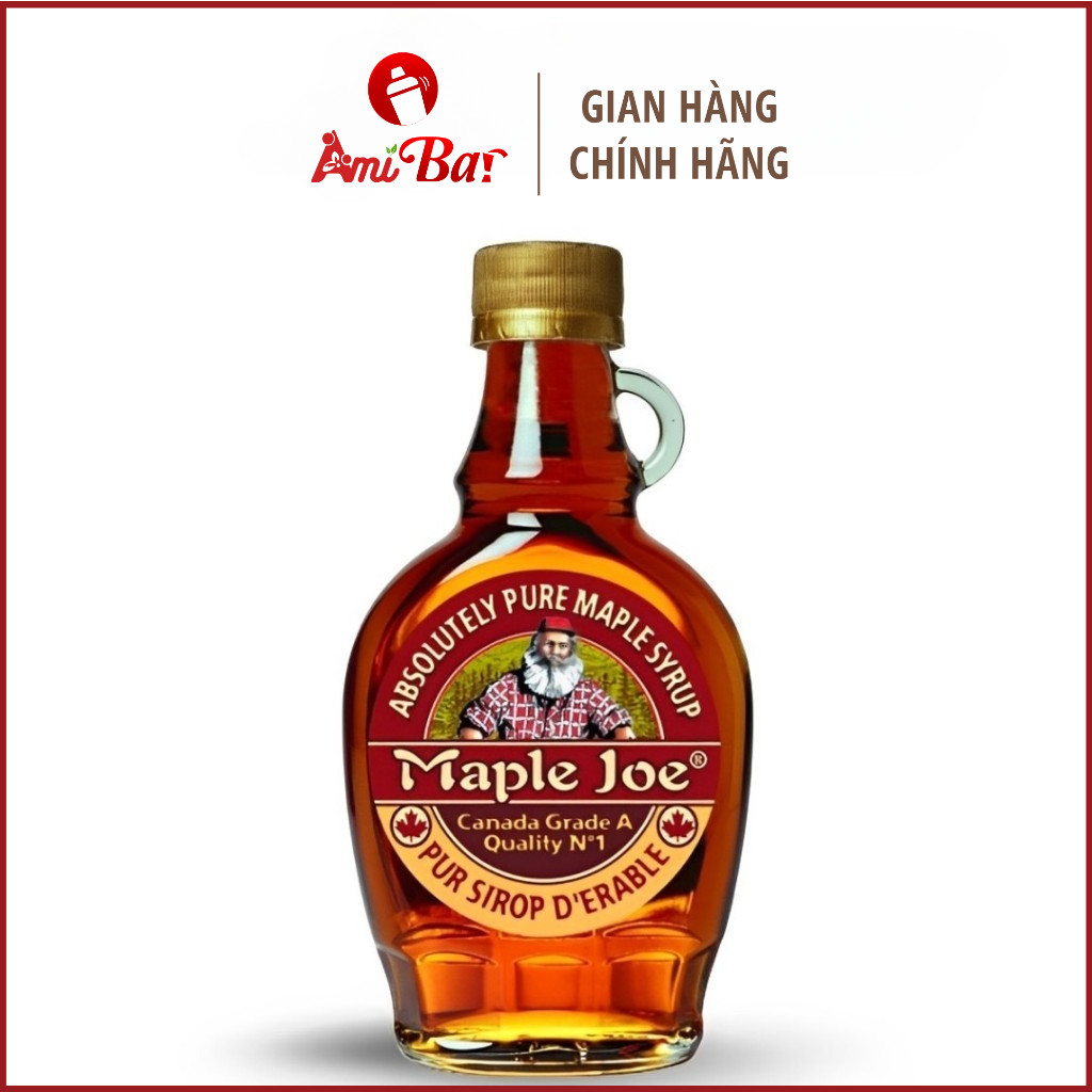 Sirô Maple Joe nguyên chất Siro lá phong chai 250g