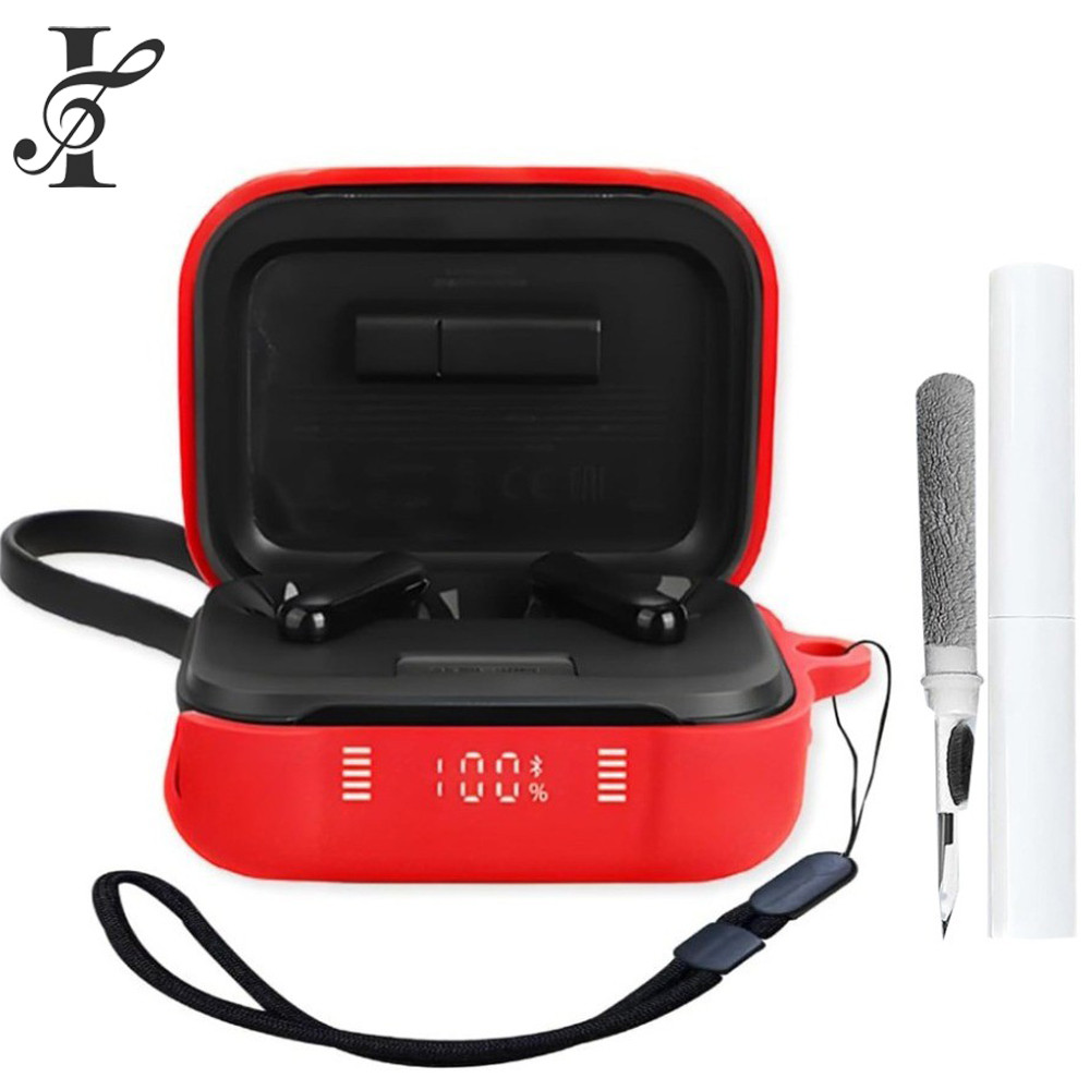 97 Bao đựng tai nghe chống ồn chủ động Soundcore P41i, vỏ bảo vệ bằng silicon chống sốc.