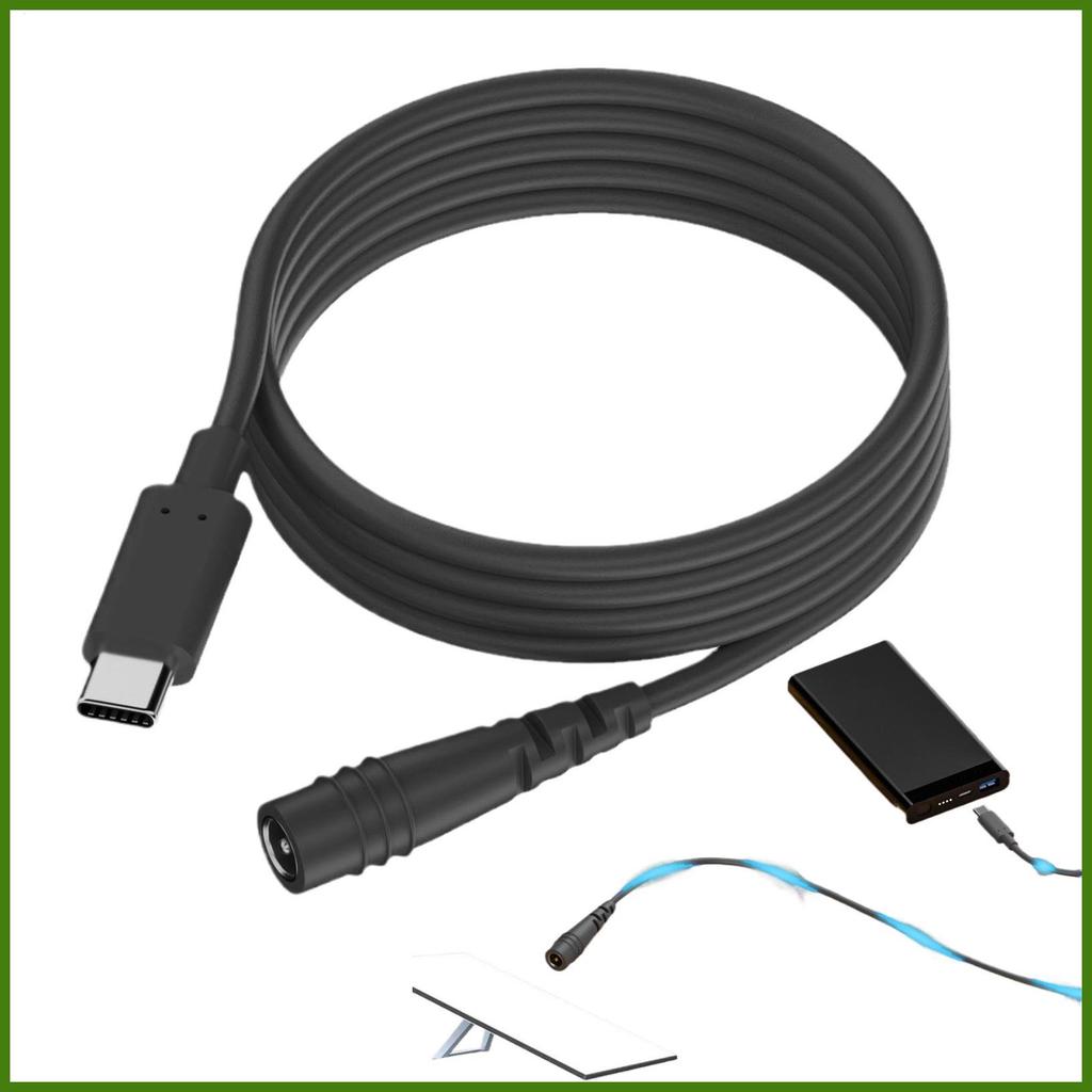 Dành Cho Mini router DC521 Sang USB C Adapter DC5521 Nữ Sang Type-C Sạc Dài DC5521 Sang USB C Dây DC