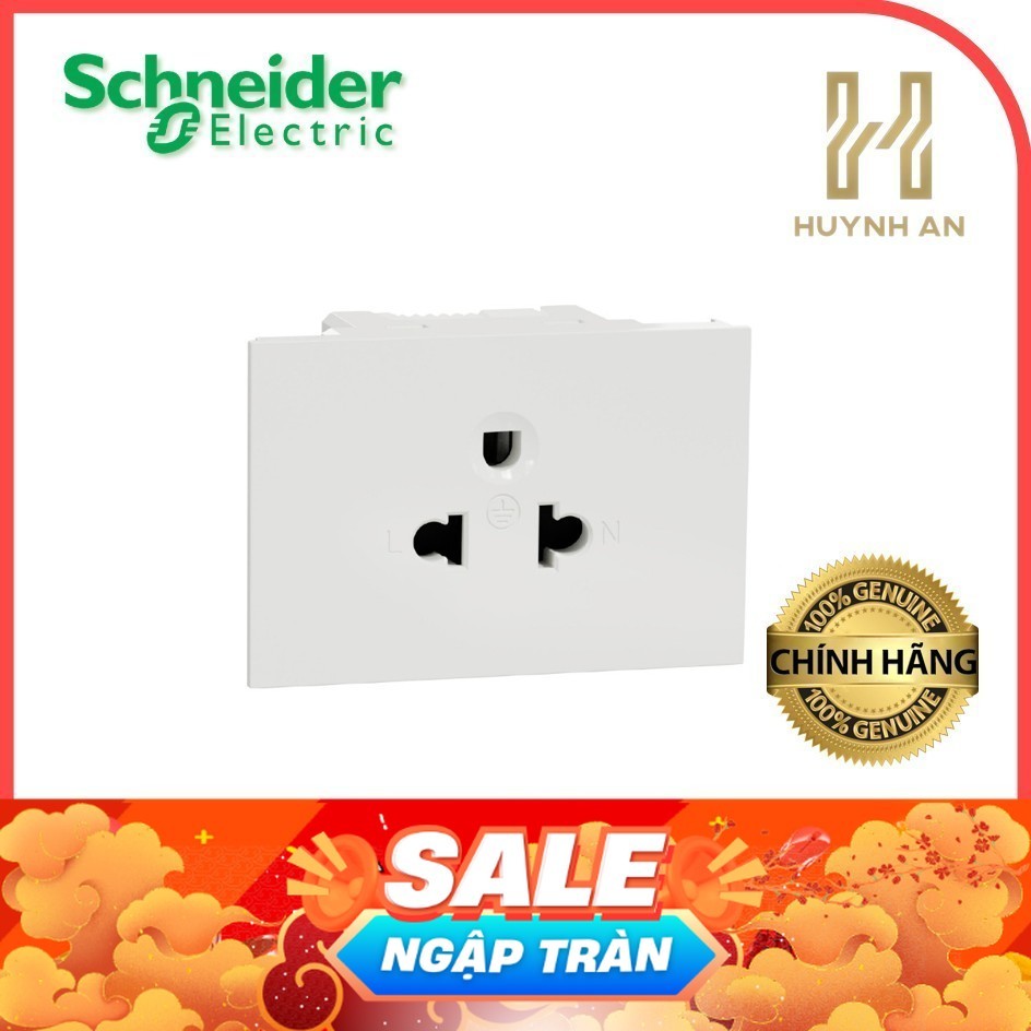 Hạt ổ cắm 3 chấu dòng AvatarOn A Cắm Nhanh 16A Trắng 250VAC IP20 - Schneider Electric - M3T426UST_WE