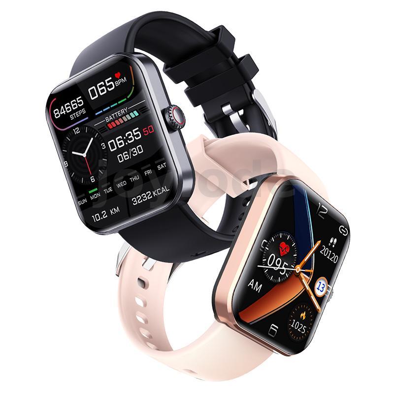 Màn hình F57L 1.91-inch HD Đo nhịp tim Huyết áp Đường huyết SpO2 Theo dõi giấc ngủ Đo nhiệt độ Chế đ