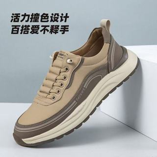 Giày Nam Xuân Hè Phong Cách Mới Phù Hợp Với Thoải Mái Thường Ngày Nhẹ Thời Trang Thoáng Khí Tăng Chiều Cao Giày Thể Thao Giày Bố