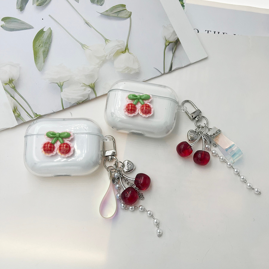 Vỏ Mặt Dây Chuyền Anh Đào Cho Soundcore Liberty5 / P40i P30i C30i Vỏ Tai Nghe Silicon Cho Soundcore 