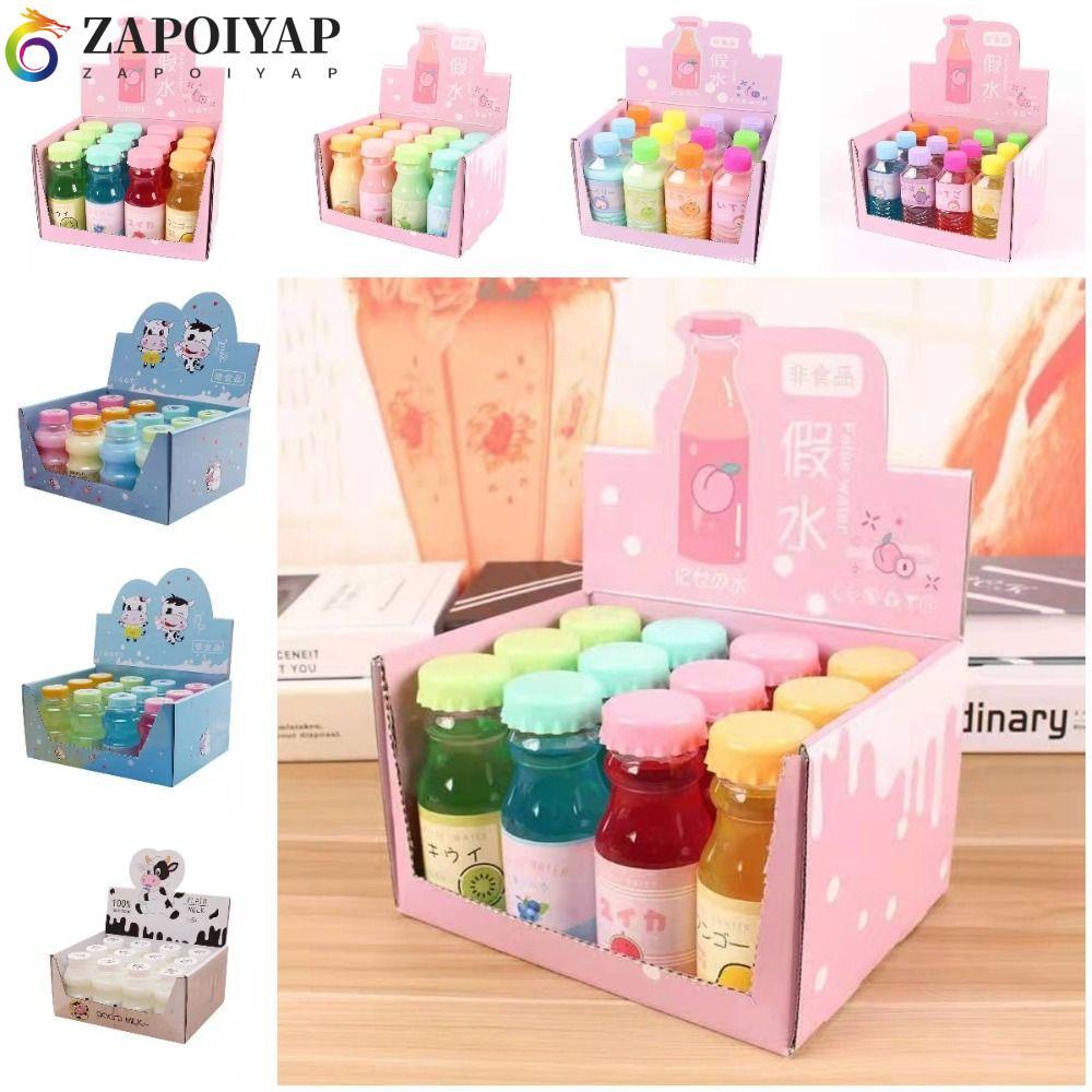 Bộ Slime trong suốt ZAPPOIYAP, Slime có mùi thơm trong suốt, Đồ chơi giáo dục Nước giả nguyên chất S