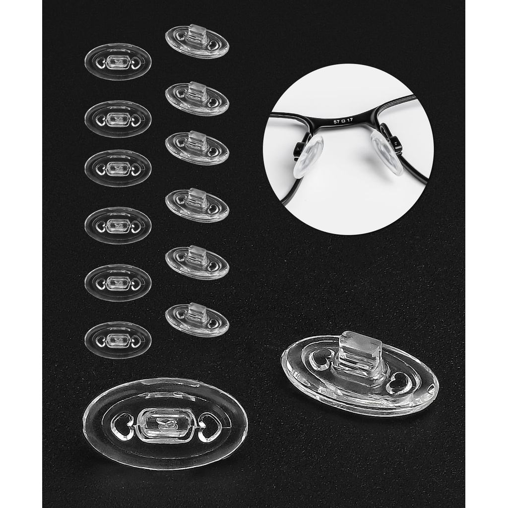 6 Cặp Miếng Lót Mũi Thay Thế Silicone Mềm Trong Suất Cho Kính Mát Oakley Wire Tap 2.0 OO4145