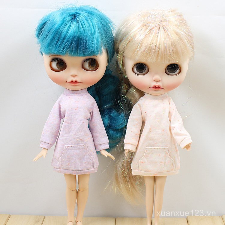 ICY DBS Nhỏ Ragdoll Quần Áo Mùa Xuân Quần Áo Đơn Giản Đầm azone Lijia Nhỏ Ragdoll Quần Áo