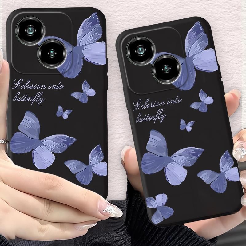 Ốp Điện Thoại Cho ZTE Nubia Air Nubia Neo 2 5G Nubia Focus Pro 5G Bướm Thời Trang Mờ Silicon Mềm Ốp 
