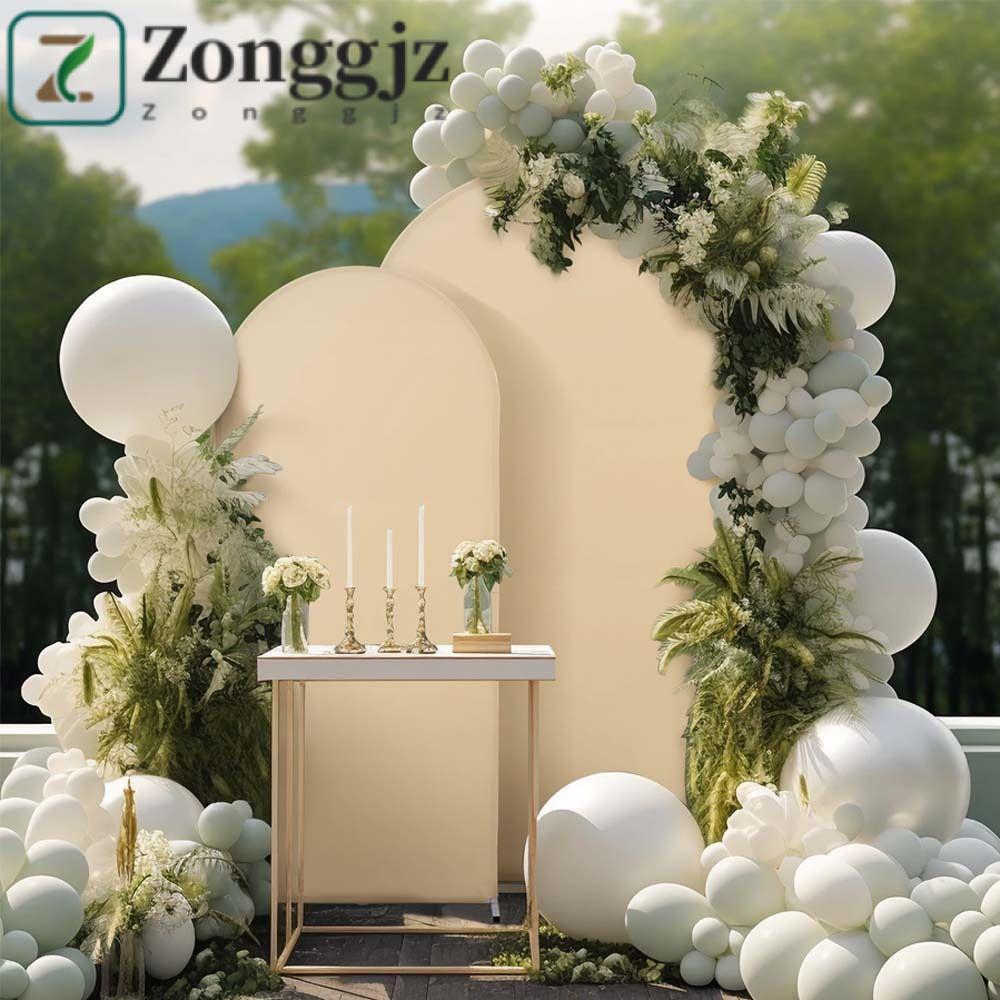 ZONGGJZ Arch Backdrop Stand Cover, Arch Doubleside Arch Backdrop Cover, Creative Co Giãn Màu Trơn Ar