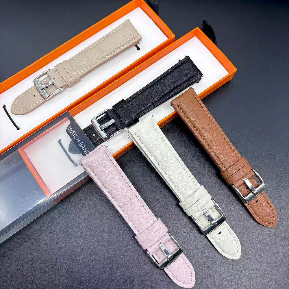 Dây đeo đồng hồ da tổng hợp thanh lịch dành cho nữ 18mm / 20mm dành cho Garmin Venu 4 / 3S / 2S / Sq