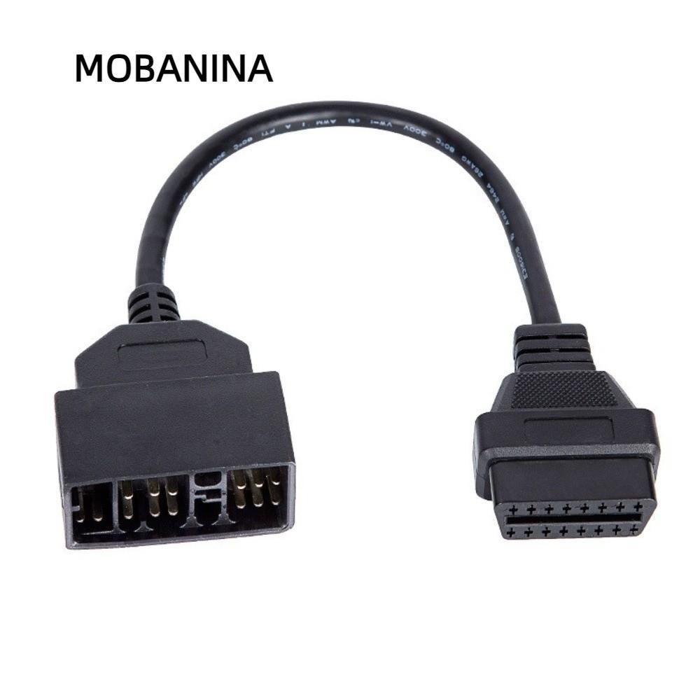 Bộ chuyển đổi chẩn đoán MOBANINA Obd2, Cáp Obd2 chuyên nghiệp 22pin17pin16pin, Cáp nhựa bền bỉ OBD s